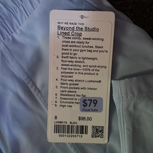 Lululemon Joggers - Beyond the Studio light blue - Picture 3 of 4